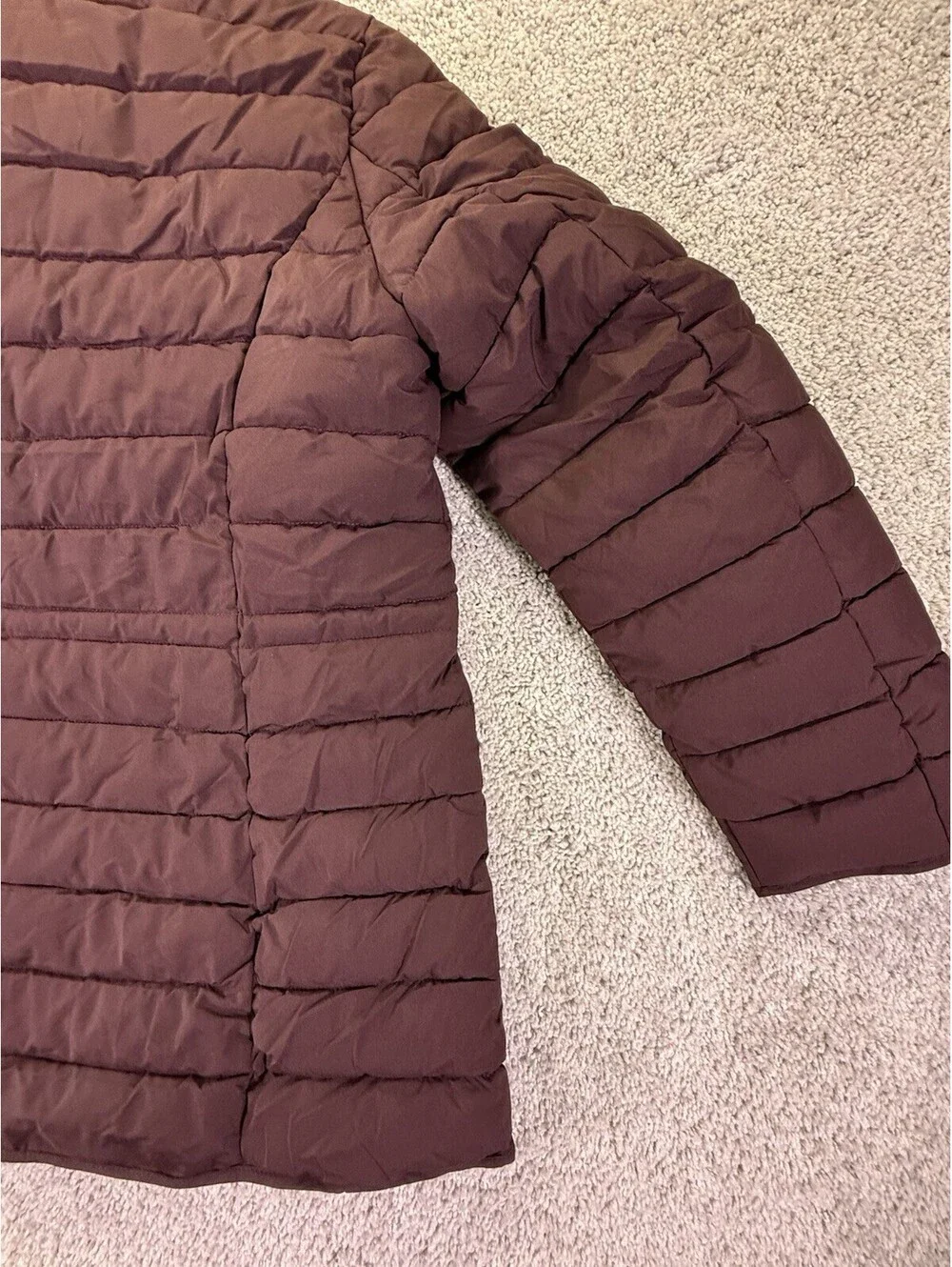 NWOT Nautica Women’s Puffer Jacket Size XL Burgundy - Picture 11 of 14